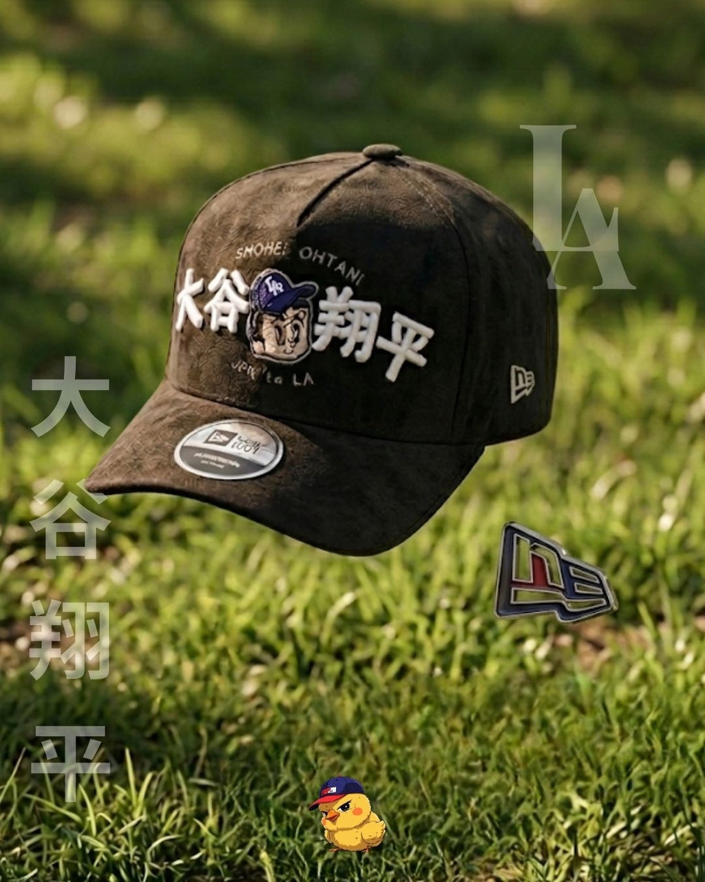 Dodgers "Shohei Ohtani #17" – Japanese Heritage Suede Cap