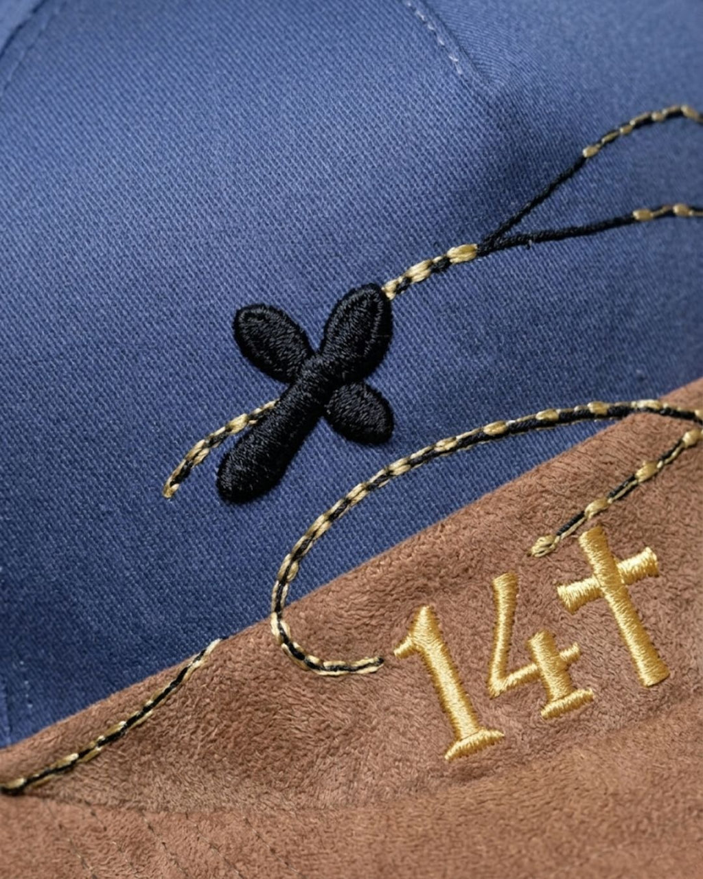 Way-Cap "Faith & Journey" – Rosary Edition Suede Cap