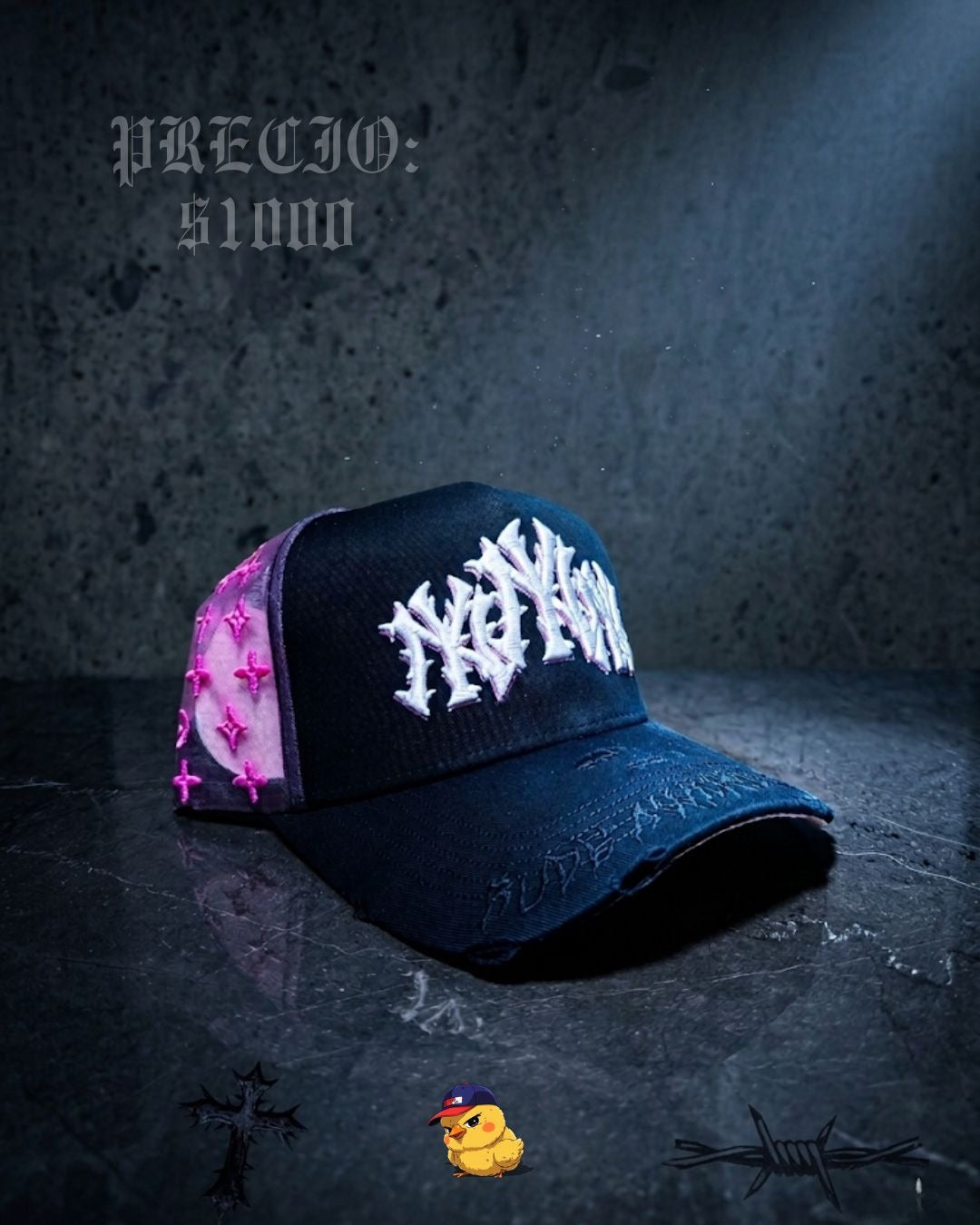 NY "Gothic Rose" Custom Trucker –  Luxury Edition