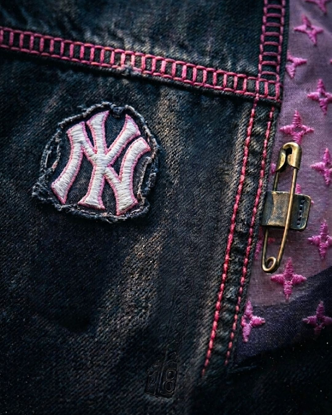 NY "Gothic Rose" Custom Trucker –  Luxury Edition